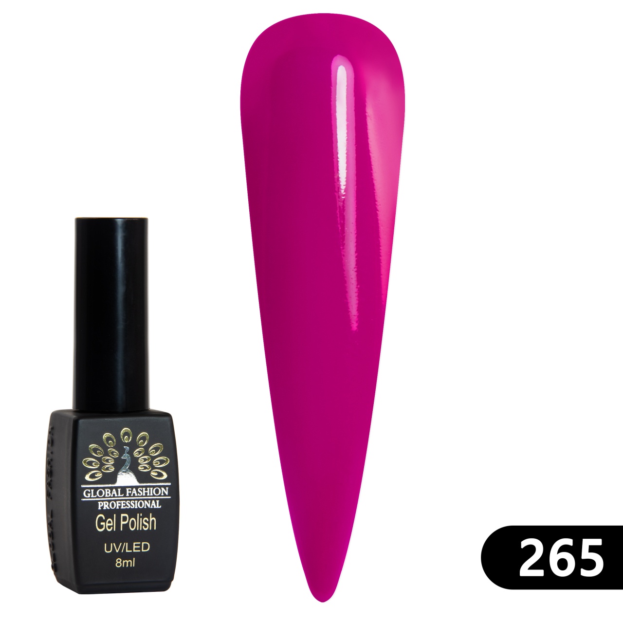 Oja semipermanenta BLACK ELITE, 8 ml, 265 - TPO Free