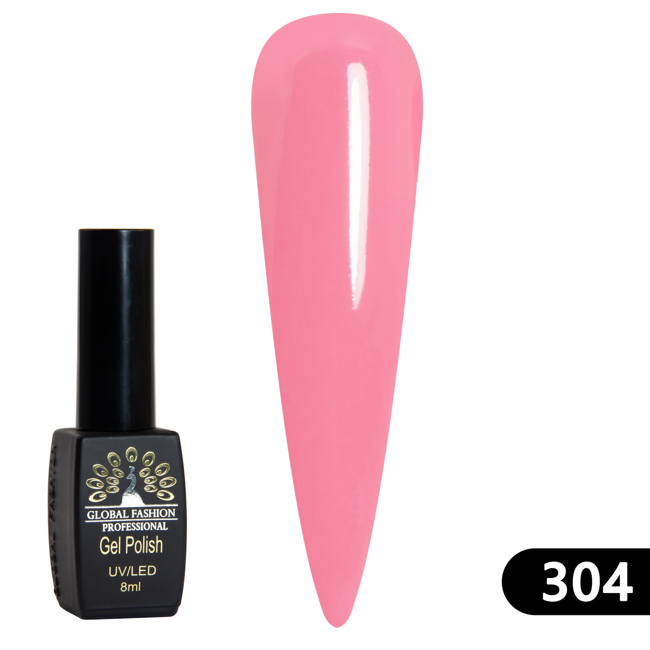 Oja semipermanenta BLACK ELITE, 8 ml, 304 - TPO Free