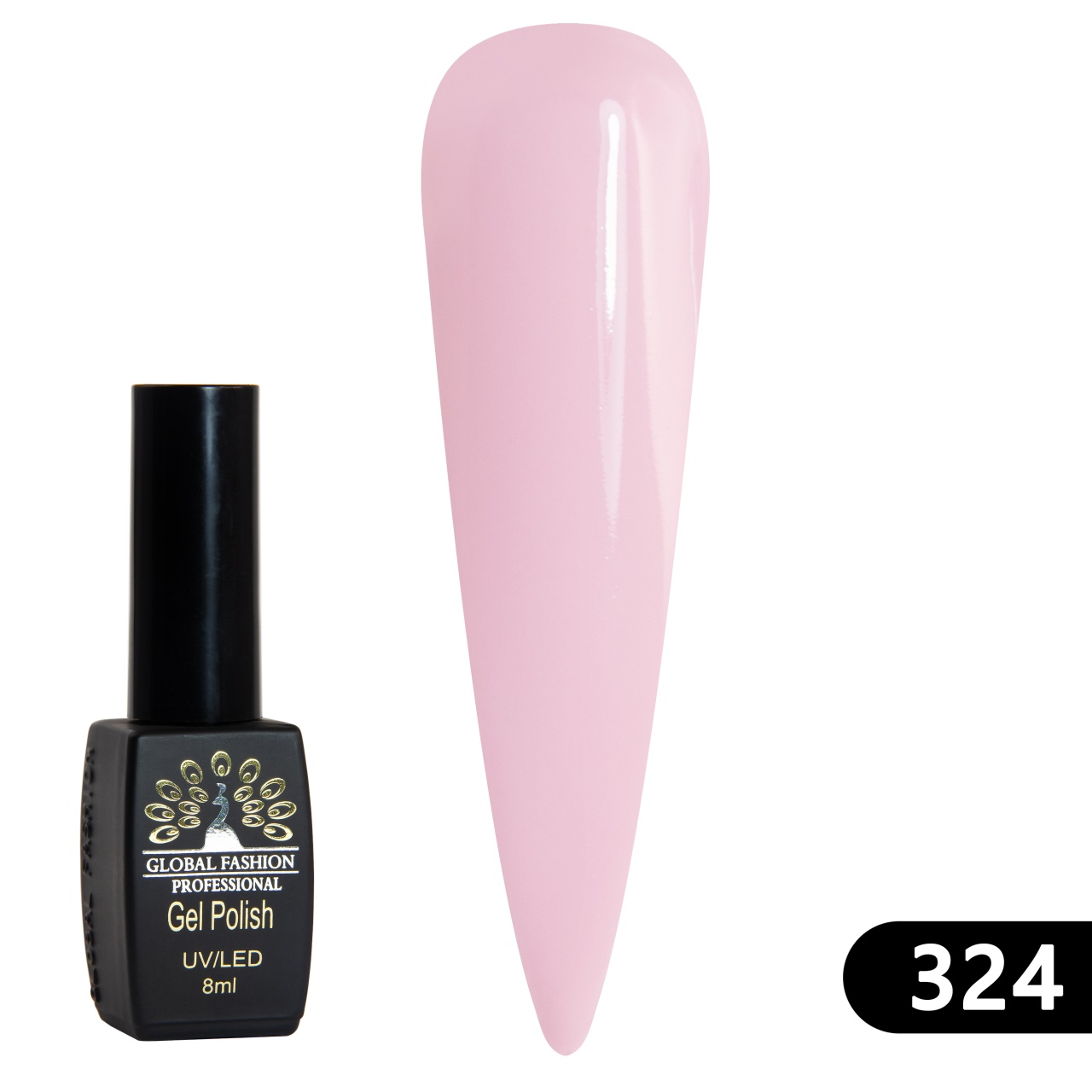 Oja semipermanenta BLACK ELITE, 8 ml, 324 - TPO Free
