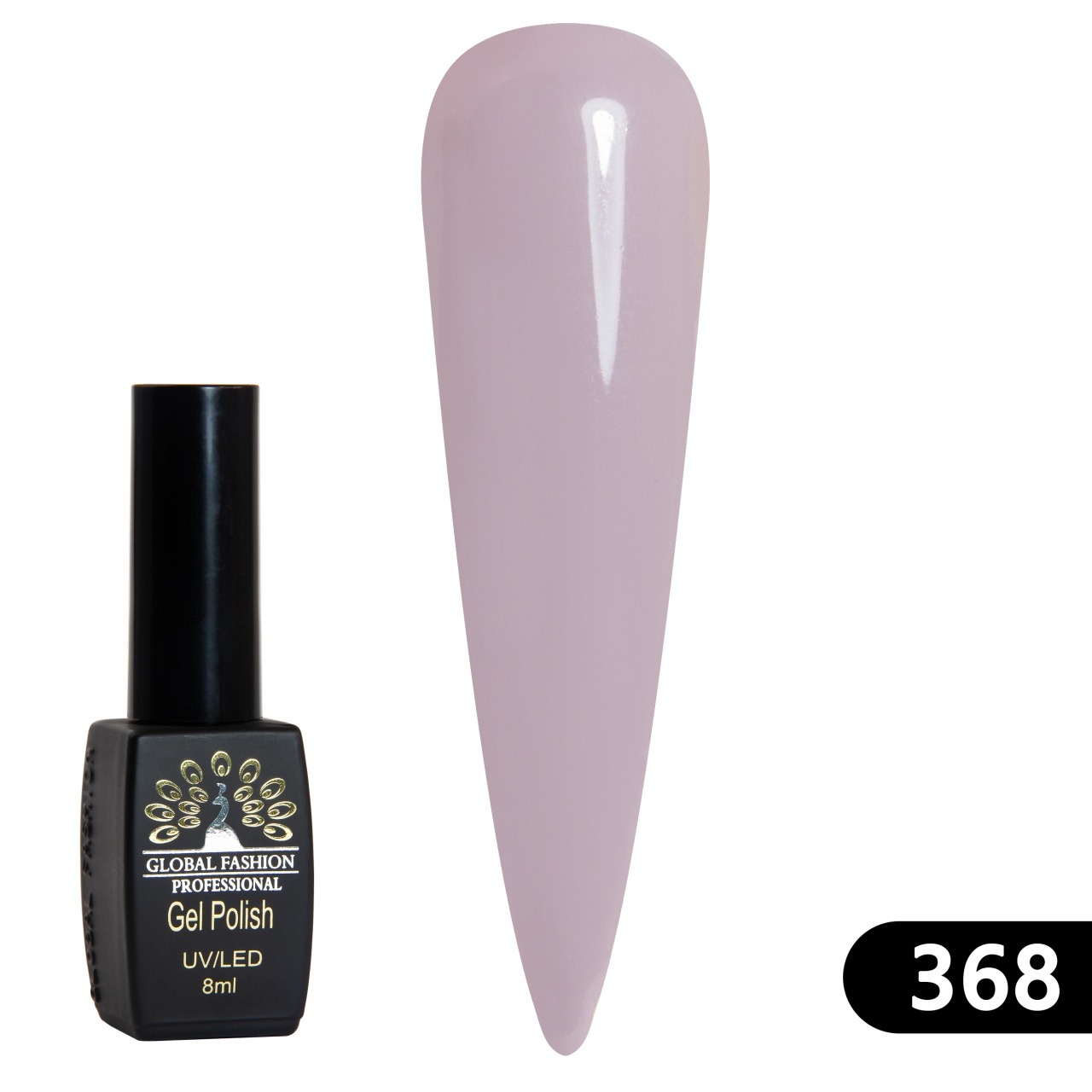 Oja semipermanenta BLACK ELITE, 8 ml, 368 - TPO Free