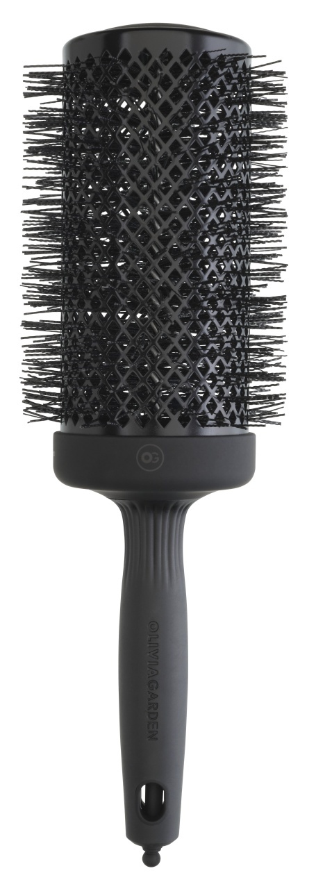 Olivia Garden Expert Blowout Black Label 65 – Perie Profesională Extra-Long cu Peri Wavy pentru Volum Maxim, Strălucire și Uscare Rapidă