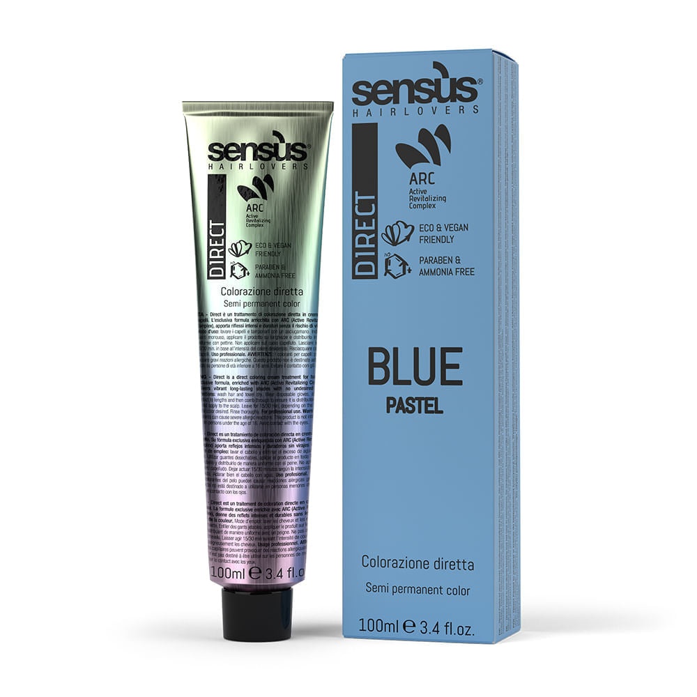 Sensus Direct Pastel Blue 100ml - Crema Tratament pentru Colorare Directa