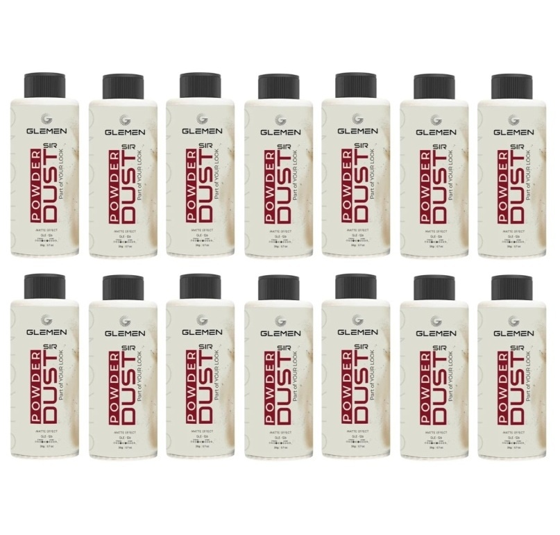 Set 12 - Pudra de Volum Glemen Dust - Fara Glicerina, 20gr