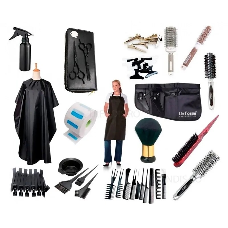 Set Frizerie Coafor nivel avansat Sophia cu foarfeca tuns filat profesionala