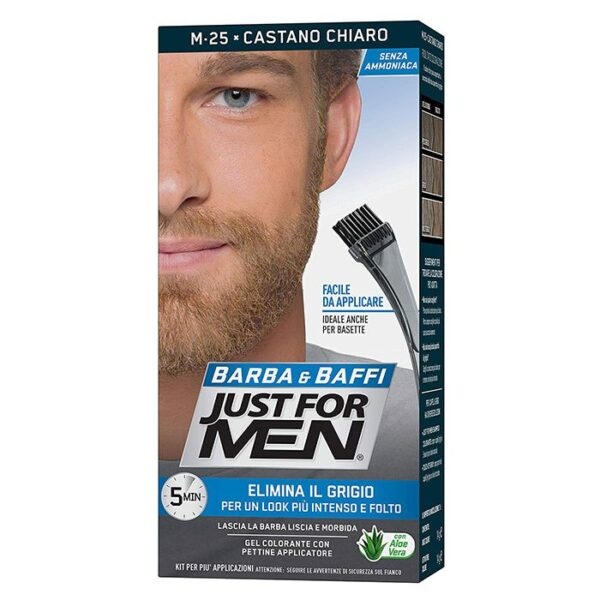 Vopsea pentru barba Just For Men - Saten Deschis