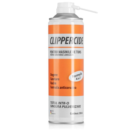 Clippercide Spray 4 in 1 pentru masinile de tuns 500ml