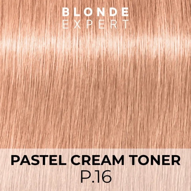Indola Blonde Expert Pastel Cream Toner Vopsea De Păr Fără Amoniac– Ton pastelat cu reflexii metalice, pentru păr blond rafinat