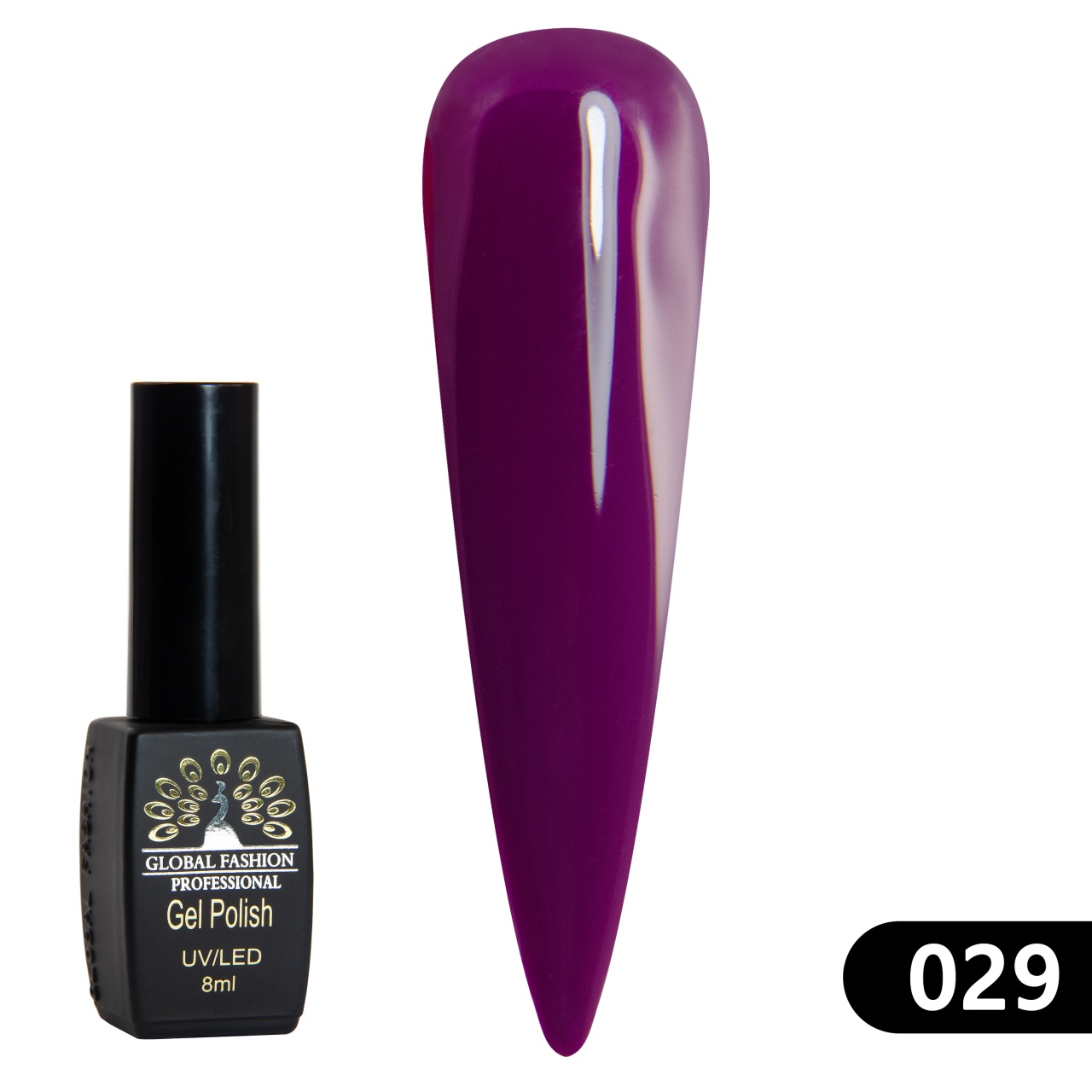 Oja semipermanenta BLACK ELITE, 8 ml, 029 - TPO Free