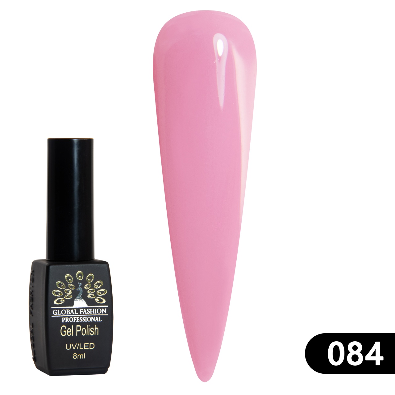 Oja semipermanenta BLACK ELITE, 8 ml, 084 - TPO Free