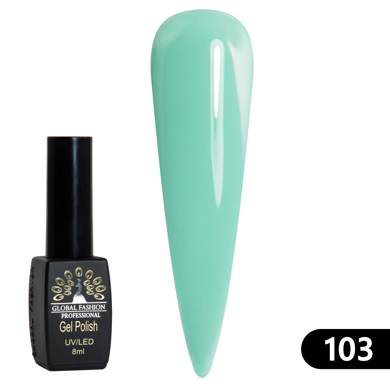 Oja semipermanenta BLACK ELITE, 8 ml,103 - TPO Free