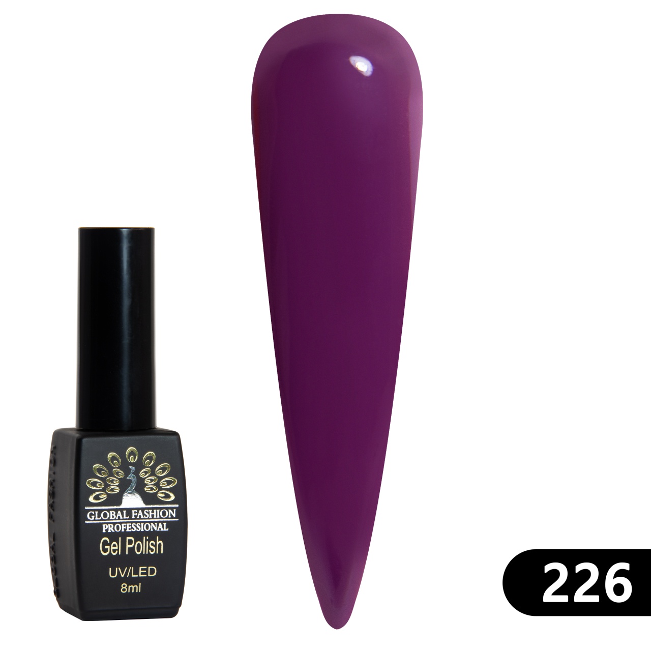 Oja semipermanenta BLACK ELITE, 8 ml, 226 - TPO Free