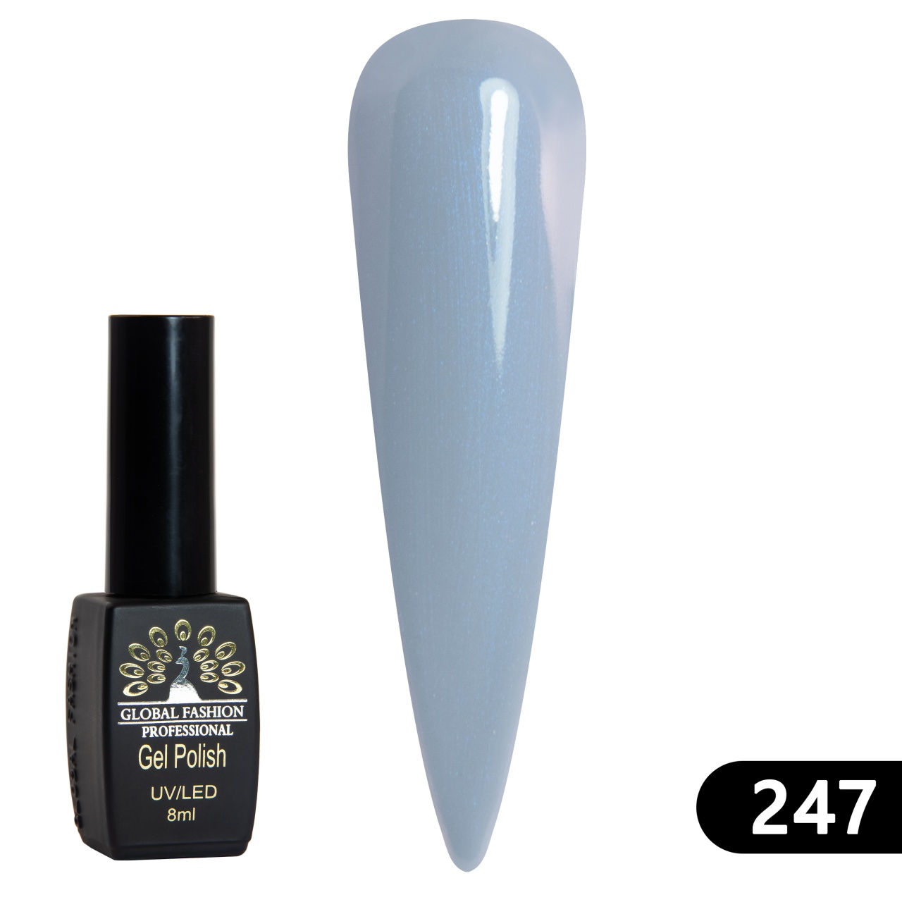 Oja semipermanenta BLACK ELITE, 8 ml, 247 - TPO Free