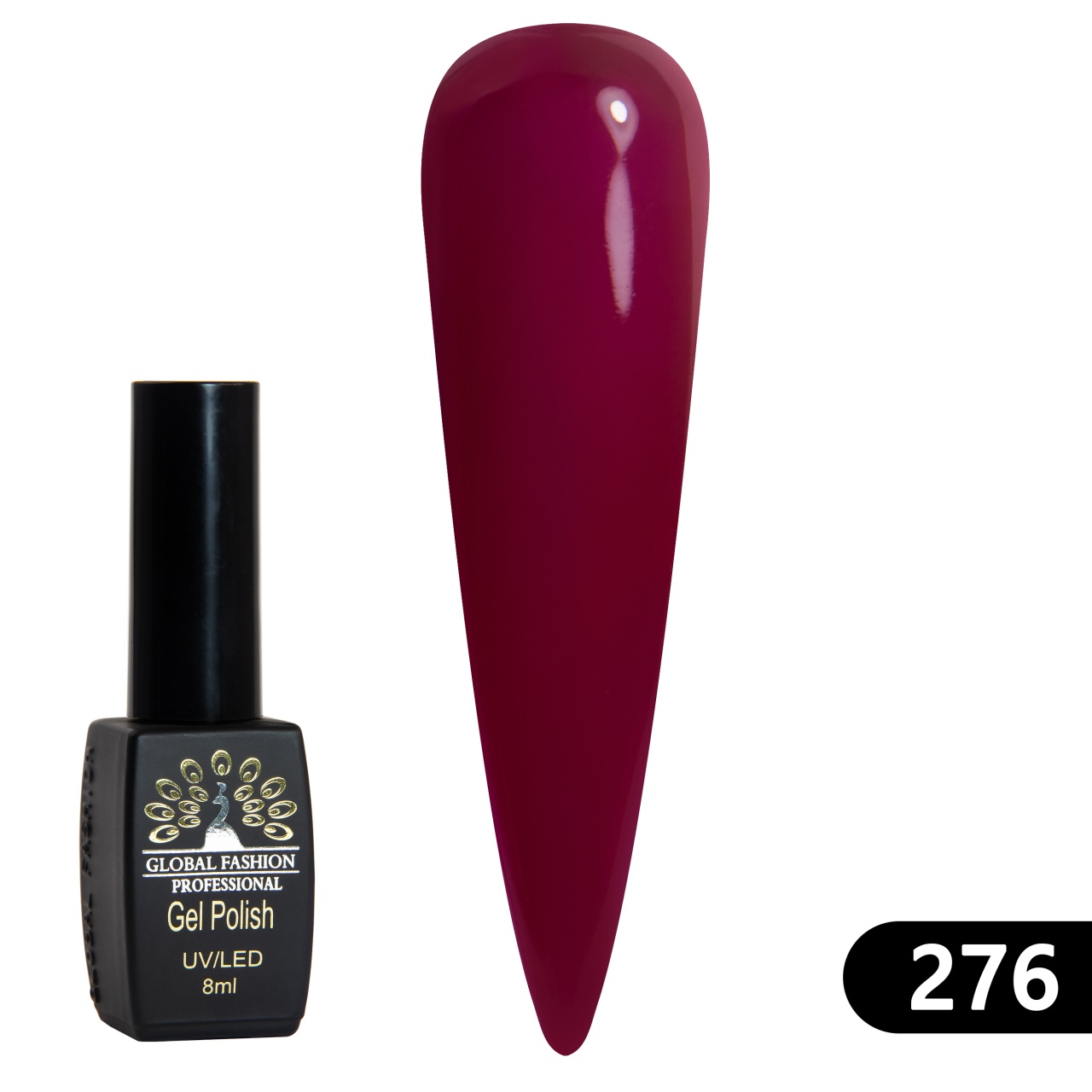 Oja semipermanenta BLACK ELITE, 8 ml, 276 - TPO Free