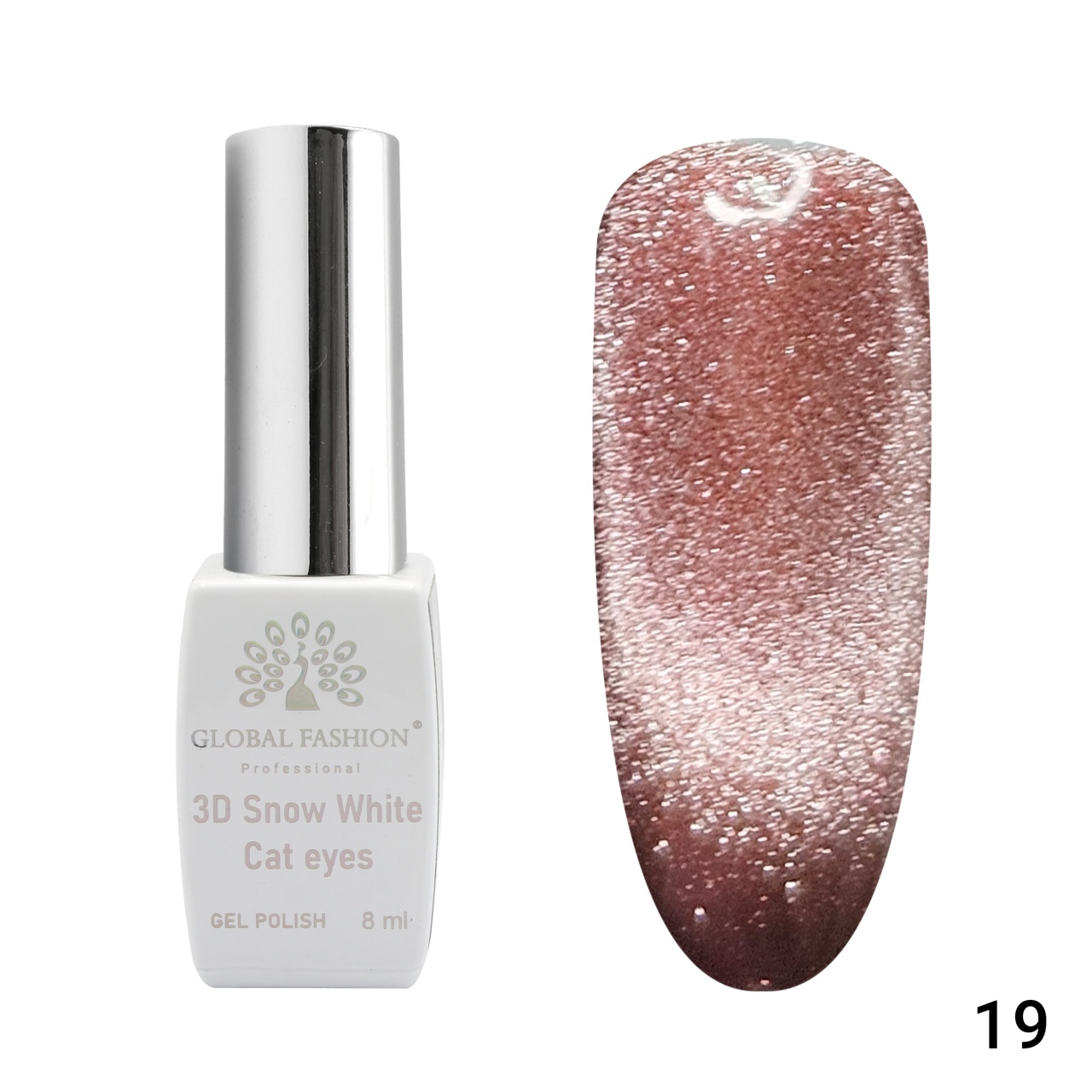 Oja semipermanenta, SW 3D Cat Eye, 8 ml 19 - TPO Free Global Fashion