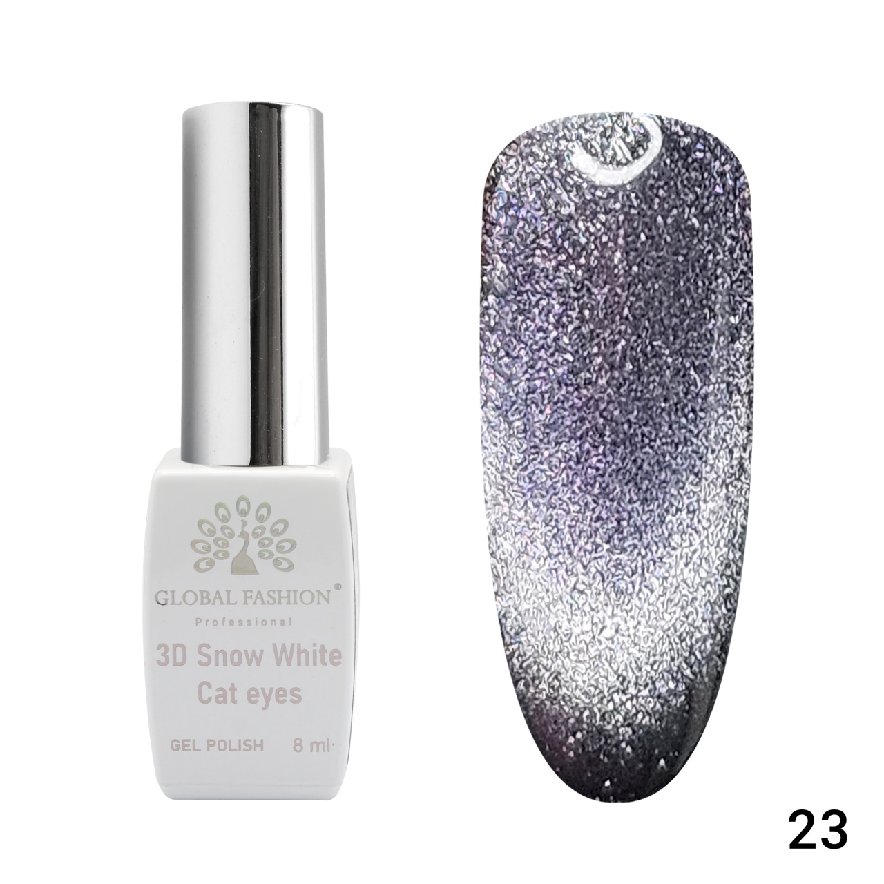 Oja semipermanenta, SW 3D Cat Eye, 8 ml 23 - TPO Free Global Fashion