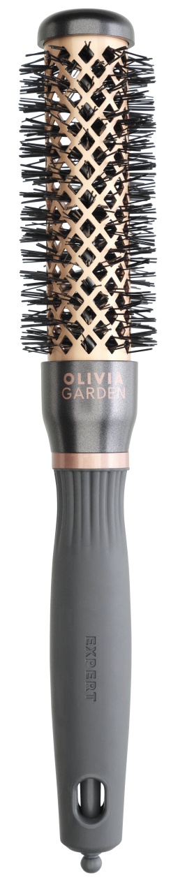 Olivia Garden Expert Blowout Heat Nylgard Bristles– Perie Profesională Termică pentru Păr Gros și Indisciplinat