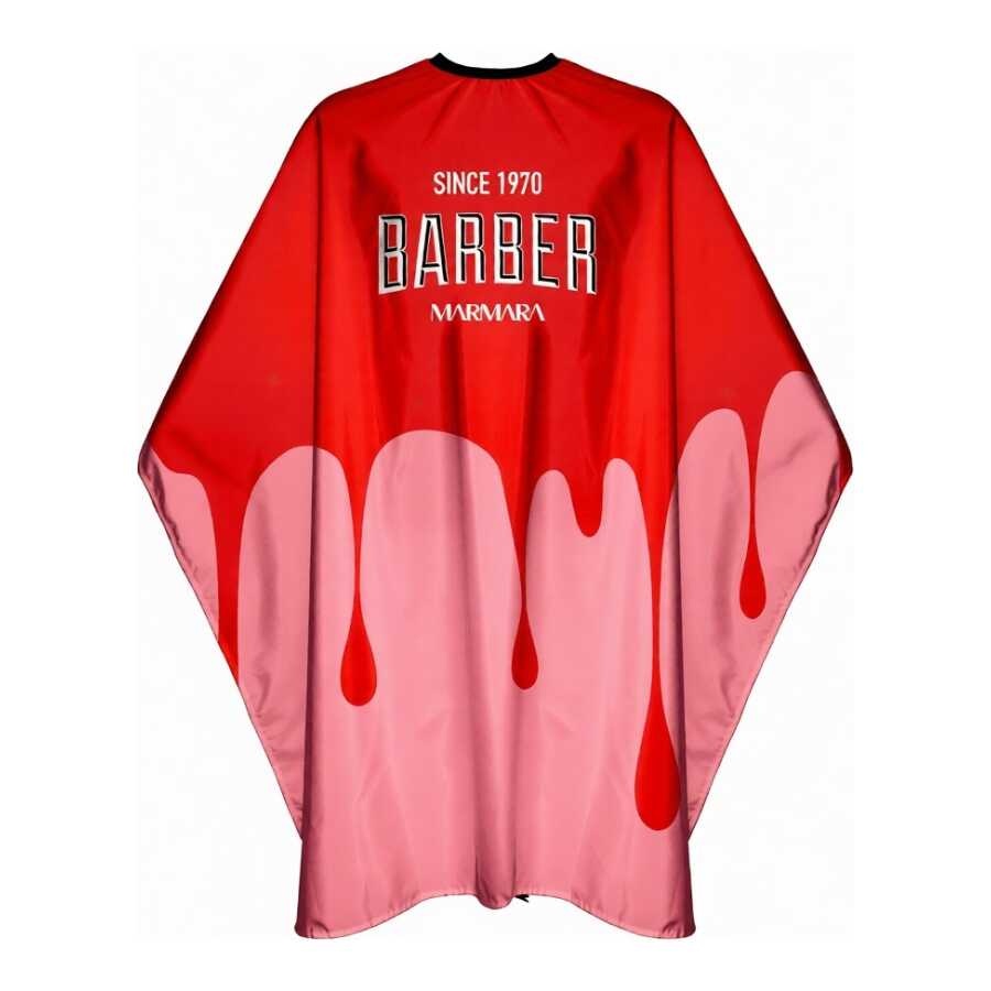 Pelerina frizerie Marmara Barber Red Melt