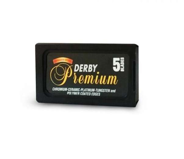 Rezerve lame de ras Derby Premium Black set 5 buc