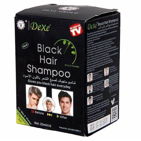 Sampon colorant Dexe Black Hair Shampoo 10x 25ml