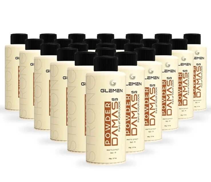 Set 24 Pudra de Volum Glemen Damas - Pachet Promo