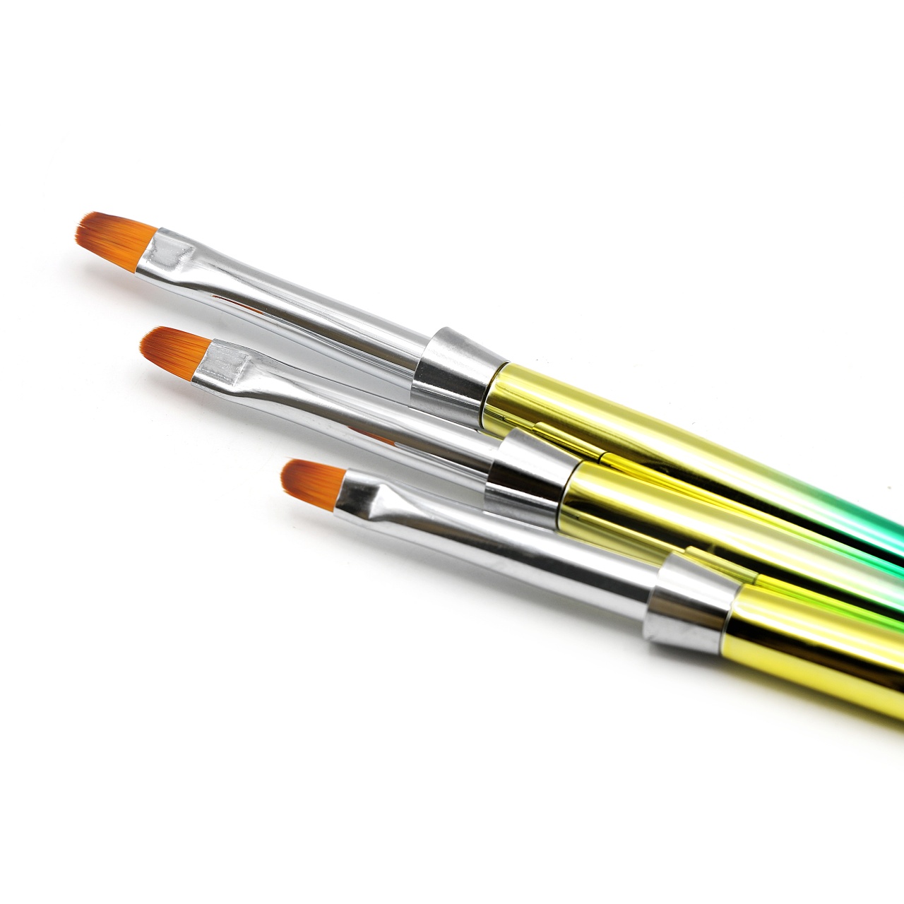 Set de pensule gel 3 buc, Ovale