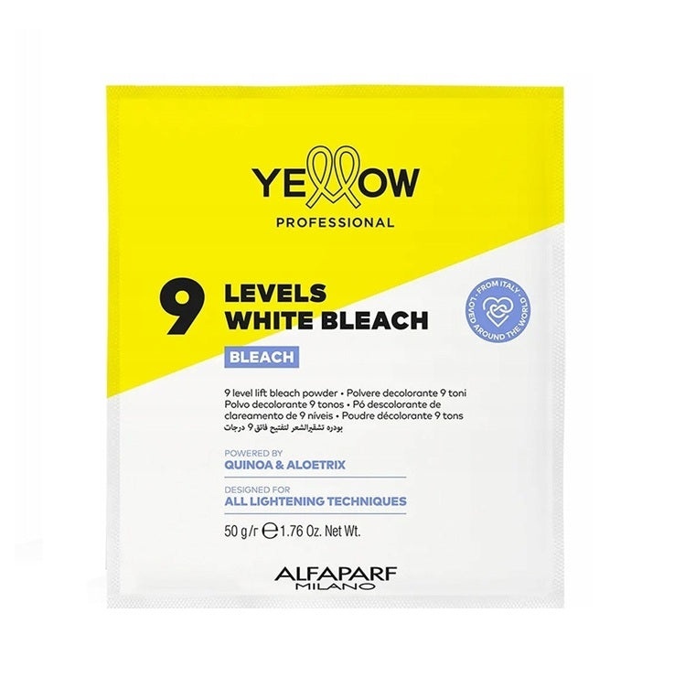 Yellow Professional Bleach Pudră Decolorantă 9 Tonuri, 50g