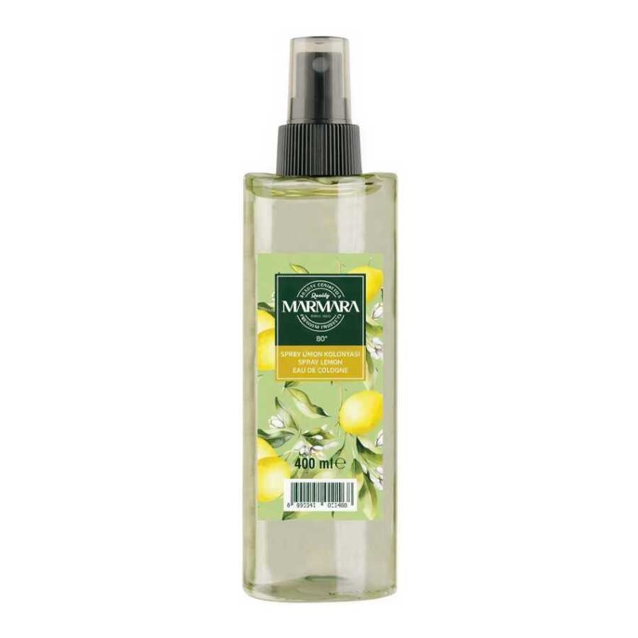 After Shave colonie cu pulverizator Marmara Lemon Cologne 400ml 80°