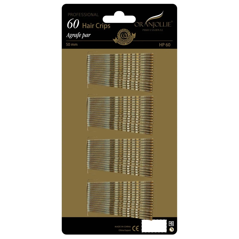Agrafe Oranjollie Aurii 60 la Set (50mm)