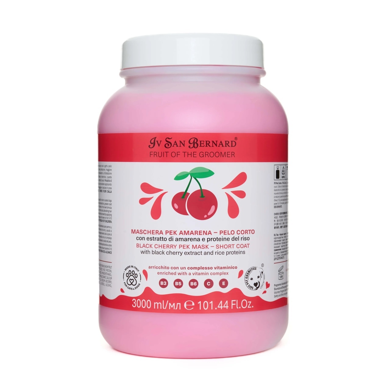 Balsam Iv San Bernard Black Cherry PEK Supreme NEW, pentru caini si pisici, 3l