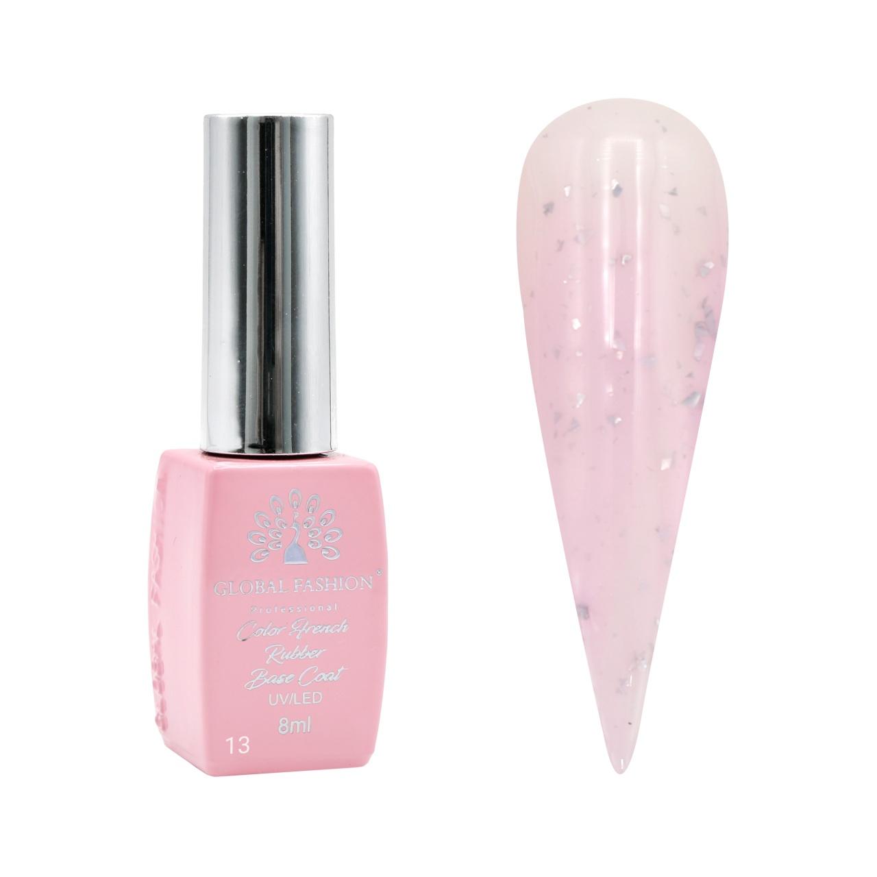 Baza Foil, baza cauciucata pentru unghii, 8 ml, 13 - Free TPO