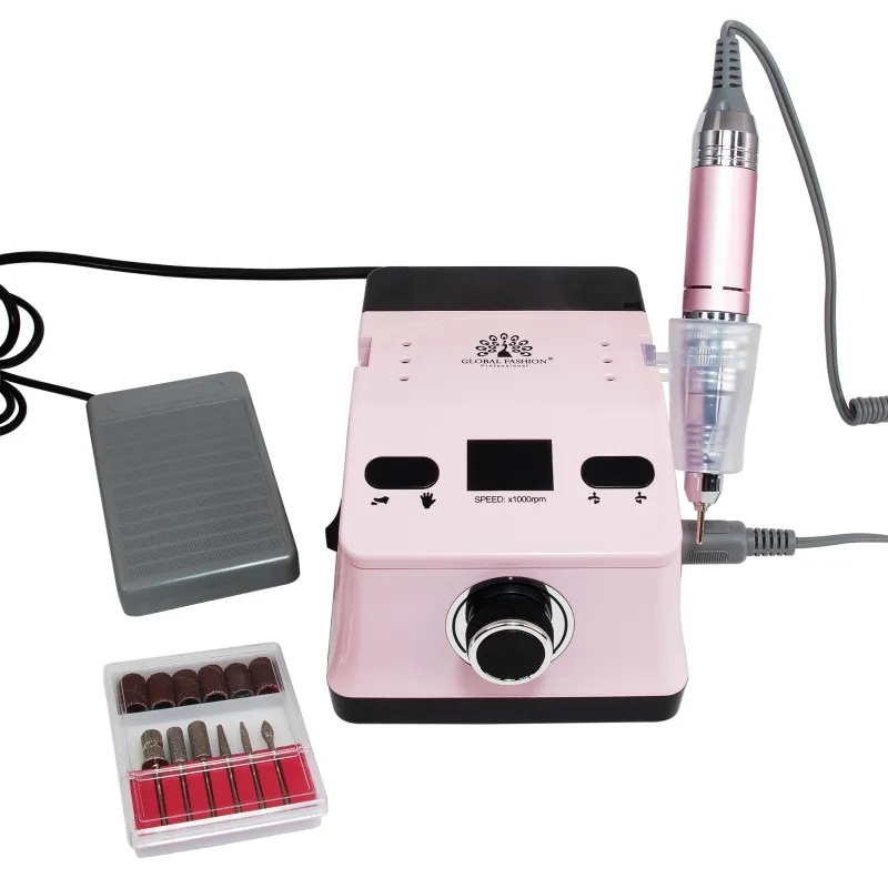 Freza / Pila Electrica Unghii ZS-718, 50000 rpm, 80W, Roz