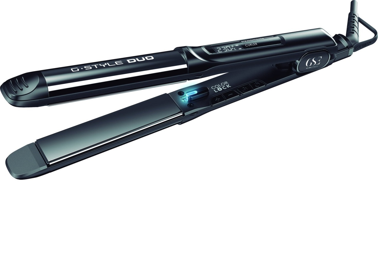 GA.MA G-Style IHT Duo Placă Profesională De Întins Părul cu Plăci din Titan, Tehnologie cu Ioni și 7 Trepte de Temperatură – Îndreptare Rapidă și