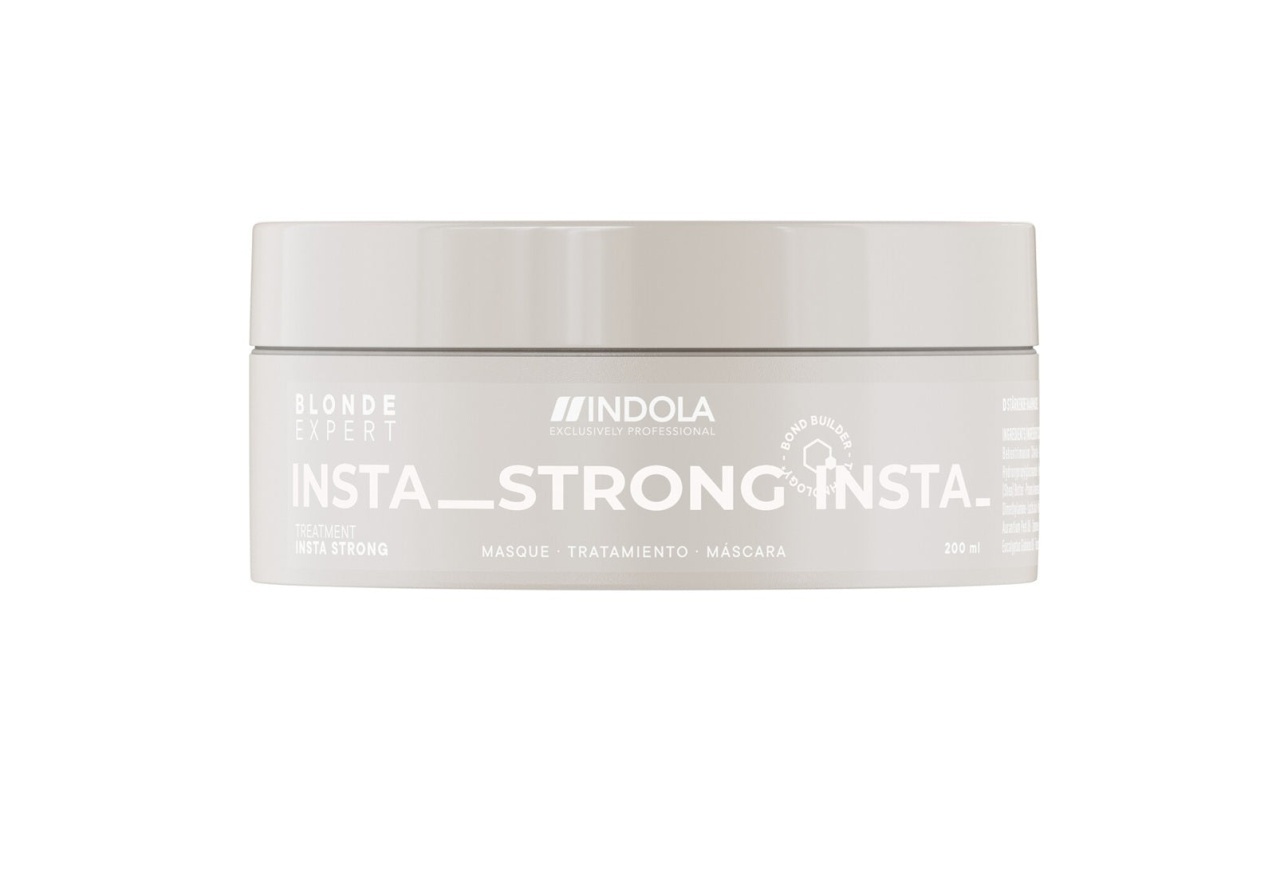 Indola Blonde Expert InstaStrong Treatment– Tratament Reparator Intens pentru Păr Blond Degradat, cu Tehnologie Hair-Bond și Fără Silicon