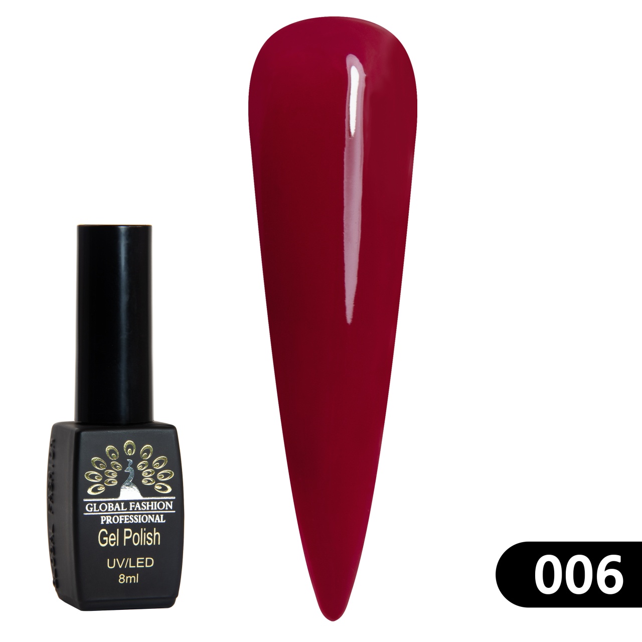 Oja semipermanenta BLACK ELITE, 8 ml, 006 - TPO Free