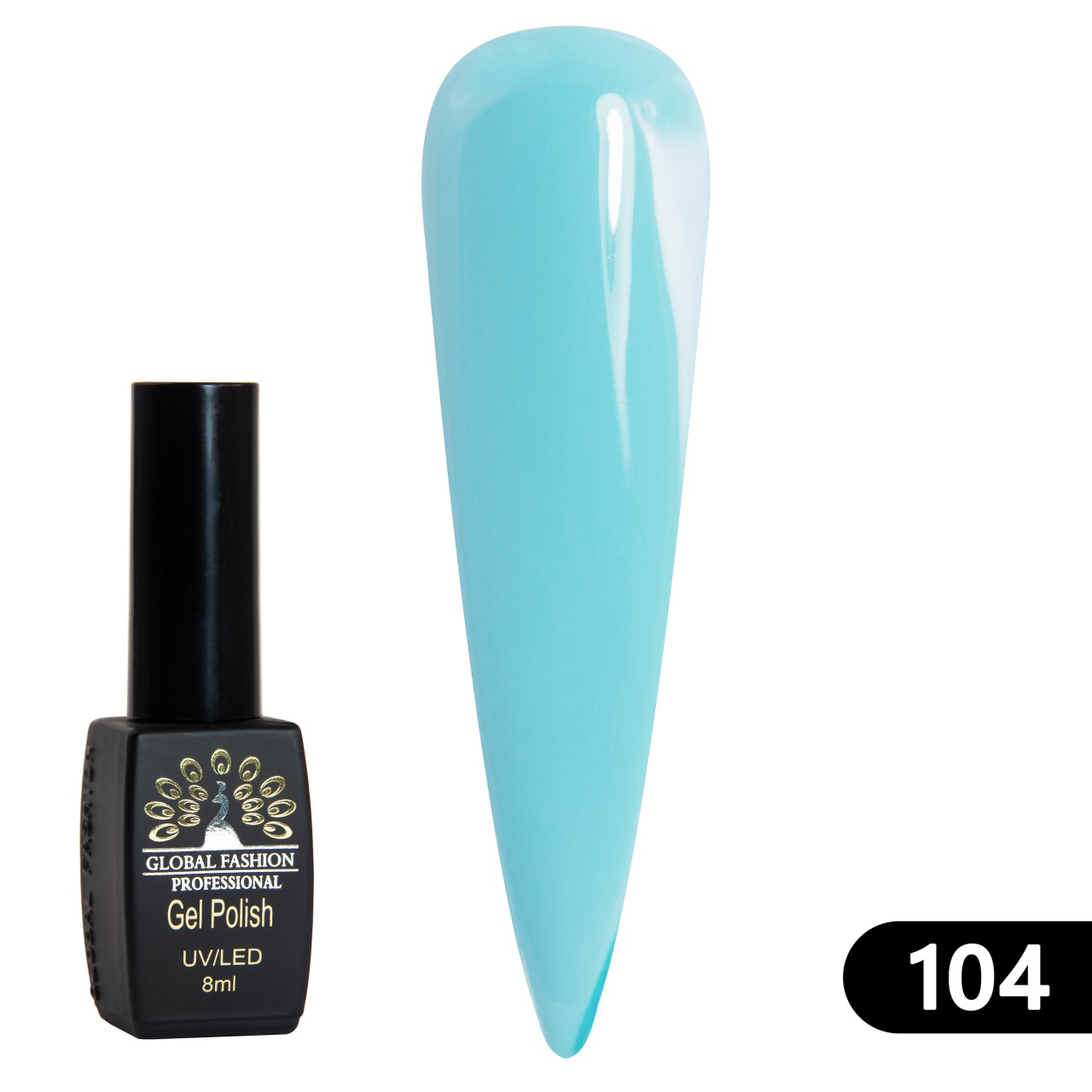 Oja semipermanenta BLACK ELITE, 8 ml,104 - TPO Free