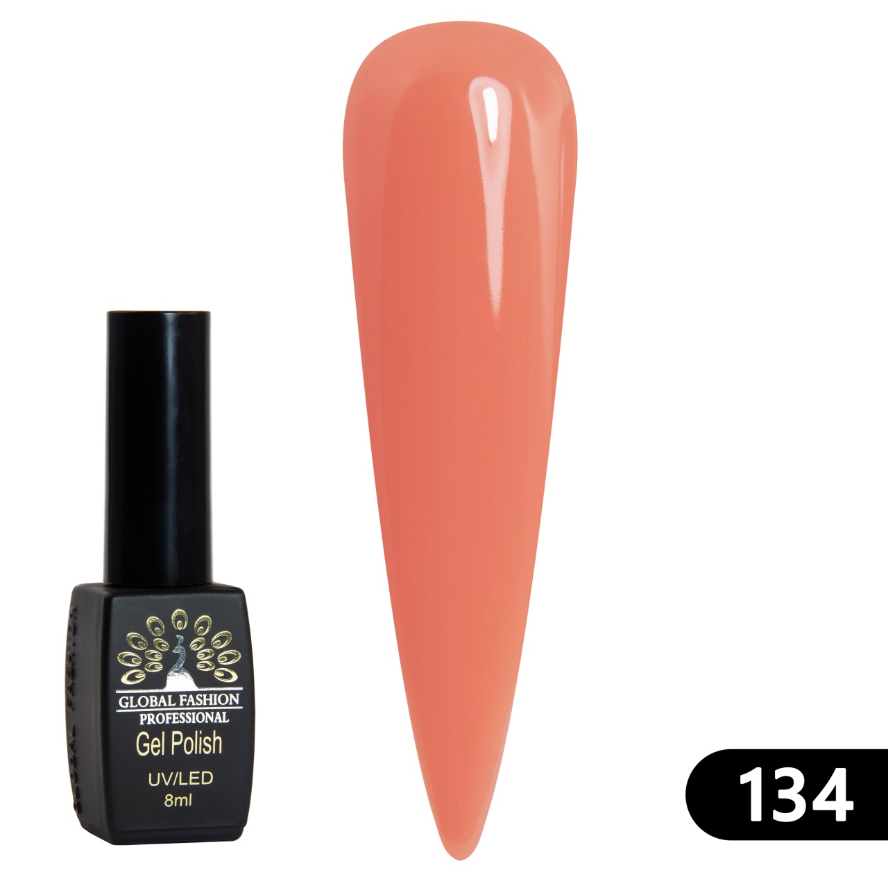 Oja semipermanenta BLACK ELITE, 8 ml,134 - TPO Free