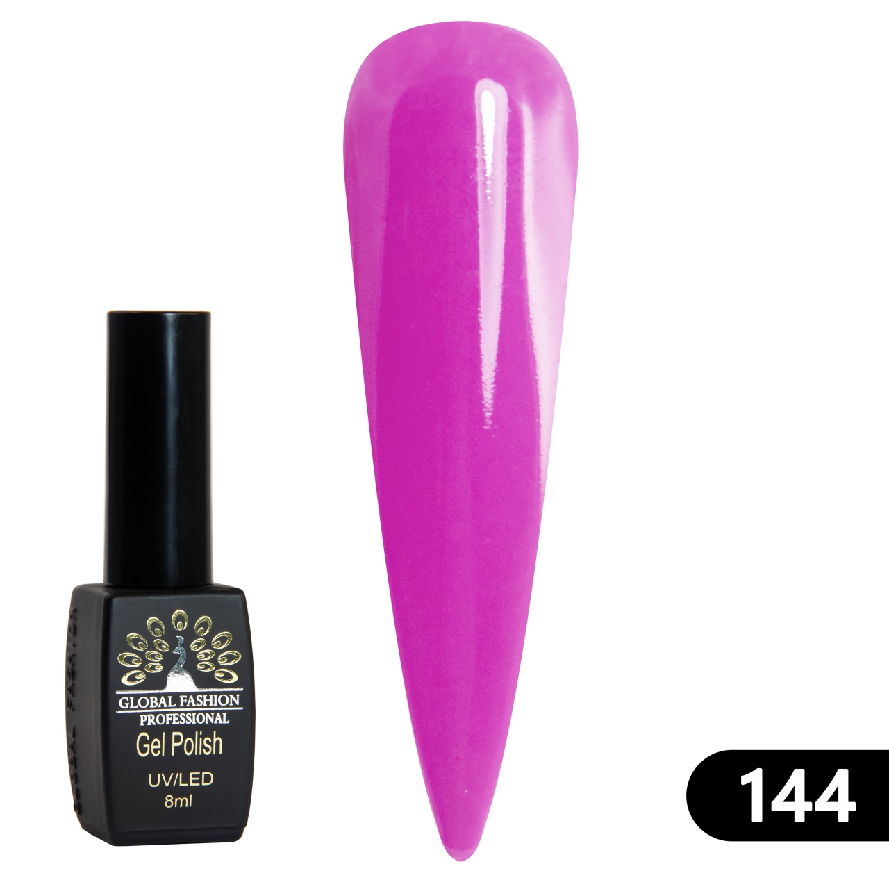 Oja semipermanenta BLACK ELITE, 8 ml,144 - TPO Free