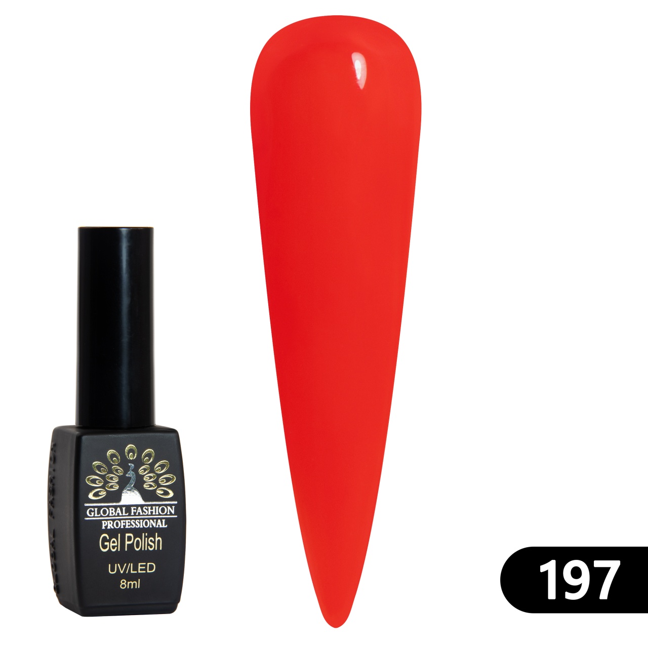 Oja semipermanenta BLACK ELITE, 8 ml, 197 - TPO Free