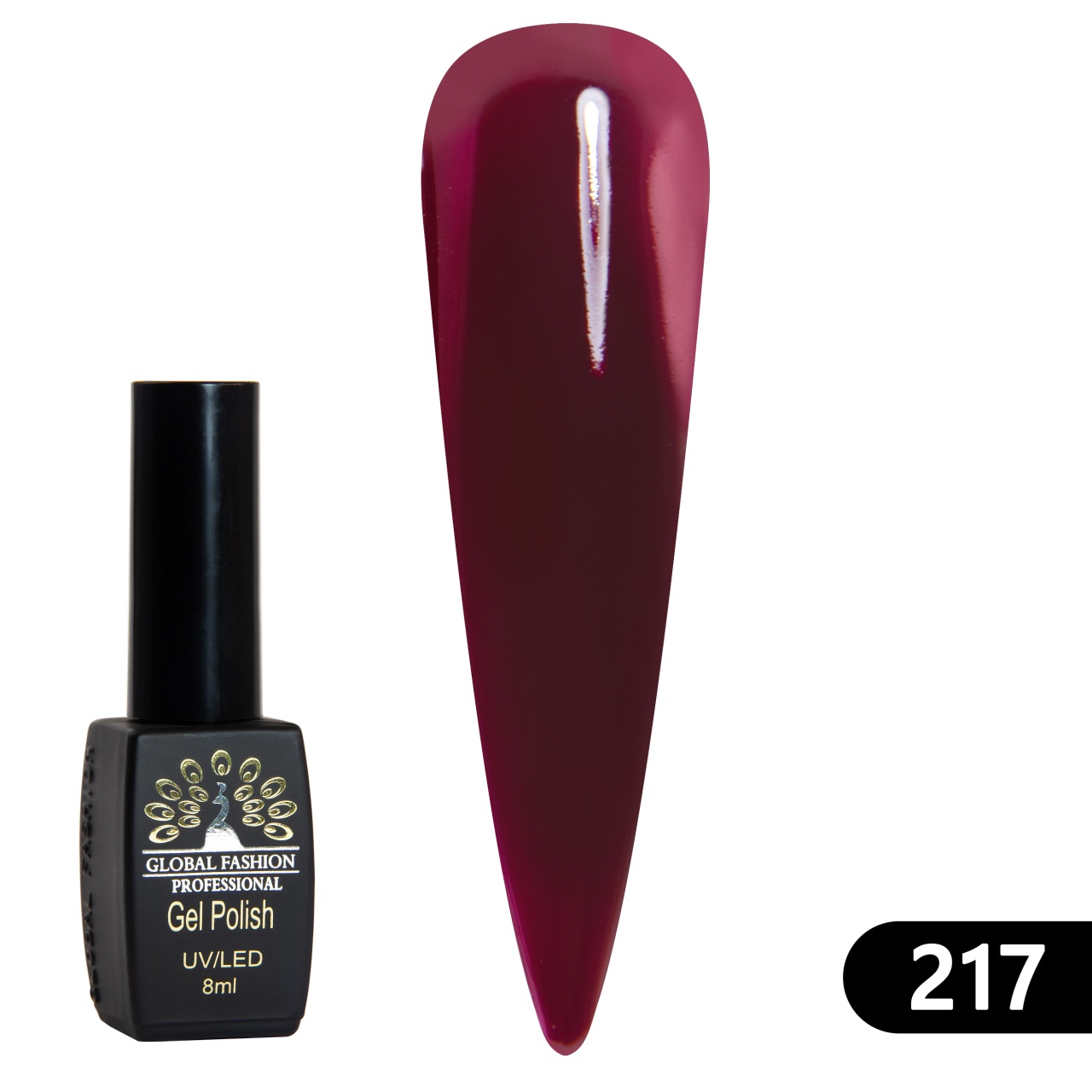 Oja semipermanenta BLACK ELITE, 8 ml, 217 - TPO Free