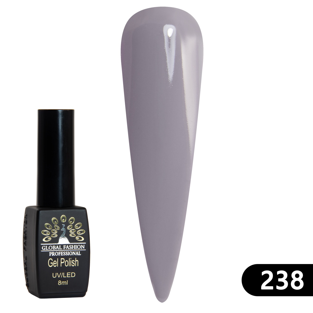 Oja semipermanenta BLACK ELITE, 8 ml, 238 - TPO Free