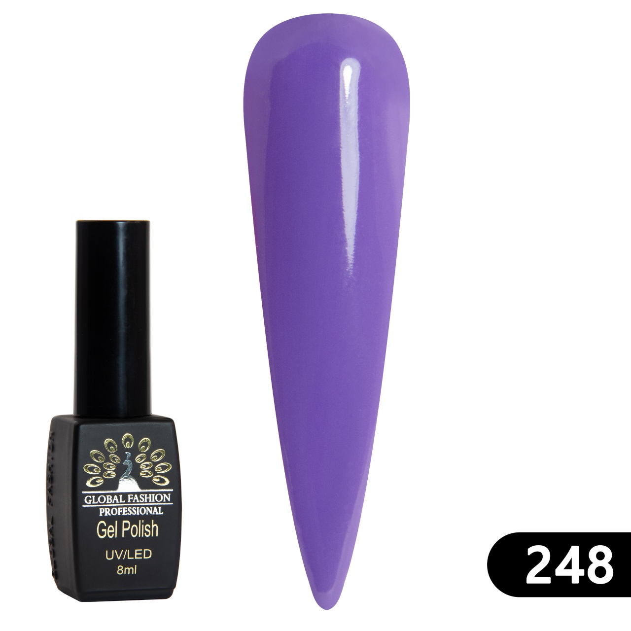 Oja semipermanenta BLACK ELITE, 8 ml, 248 - TPO Free