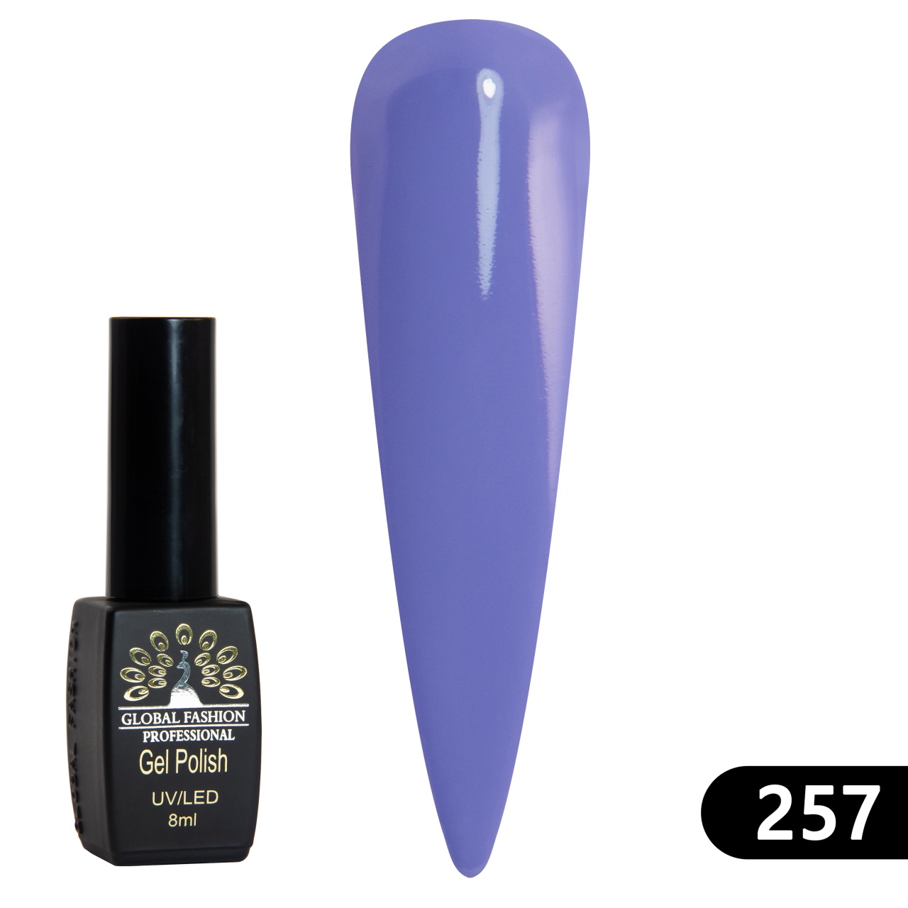Oja semipermanenta BLACK ELITE, 8 ml, 257 - TPO Free