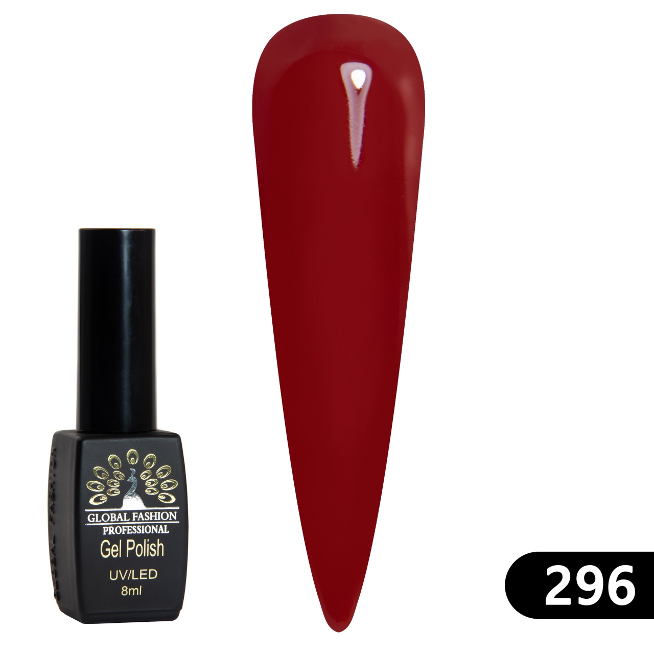 Oja semipermanenta BLACK ELITE, 8 ml, 296 - TPO Free