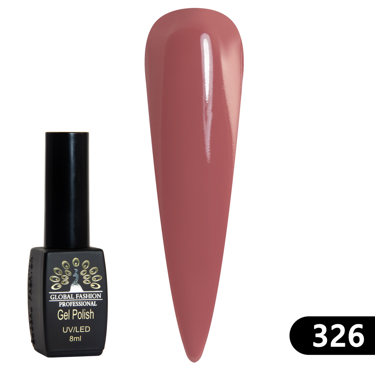 Oja semipermanenta BLACK ELITE, 8 ml, 326 - TPO Free