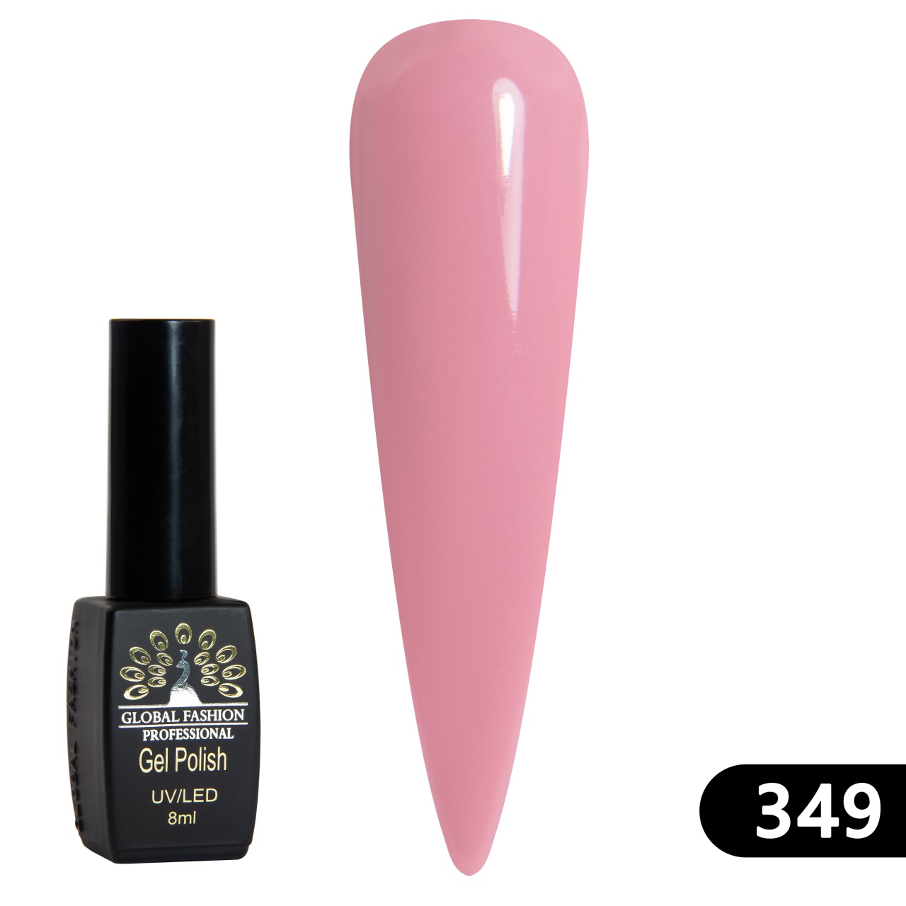 Oja semipermanenta BLACK ELITE, 8 ml, 349 - TPO Free
