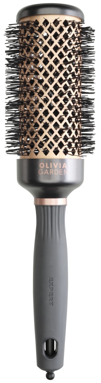 Olivia Garden Expert Blowout Heat Nylgard Bristles– Perie Profesională Termică pentru Păr Gros și Indisciplinat