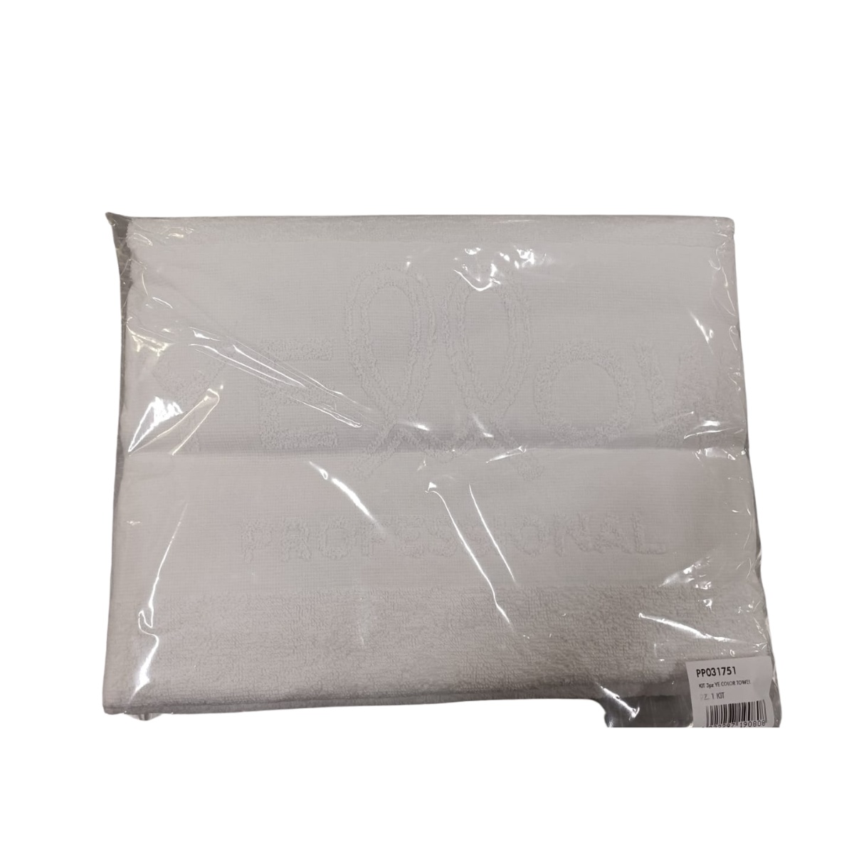 Set 3 Prosoape Albe Profesionale Yellow – 100% Bumbac pentru Salone