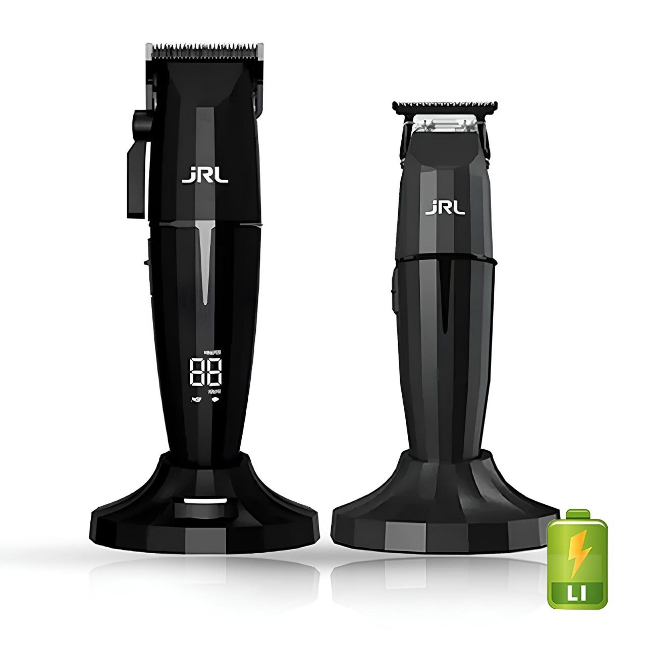 Set Combo JRL ONYX - Masina de Tuns + Masina de Contur - Black- Fara Fir