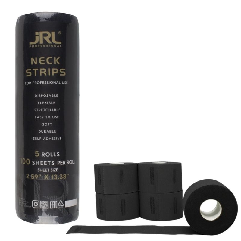 Set Gulere Frizerie 5 role x100 buc JRL Black