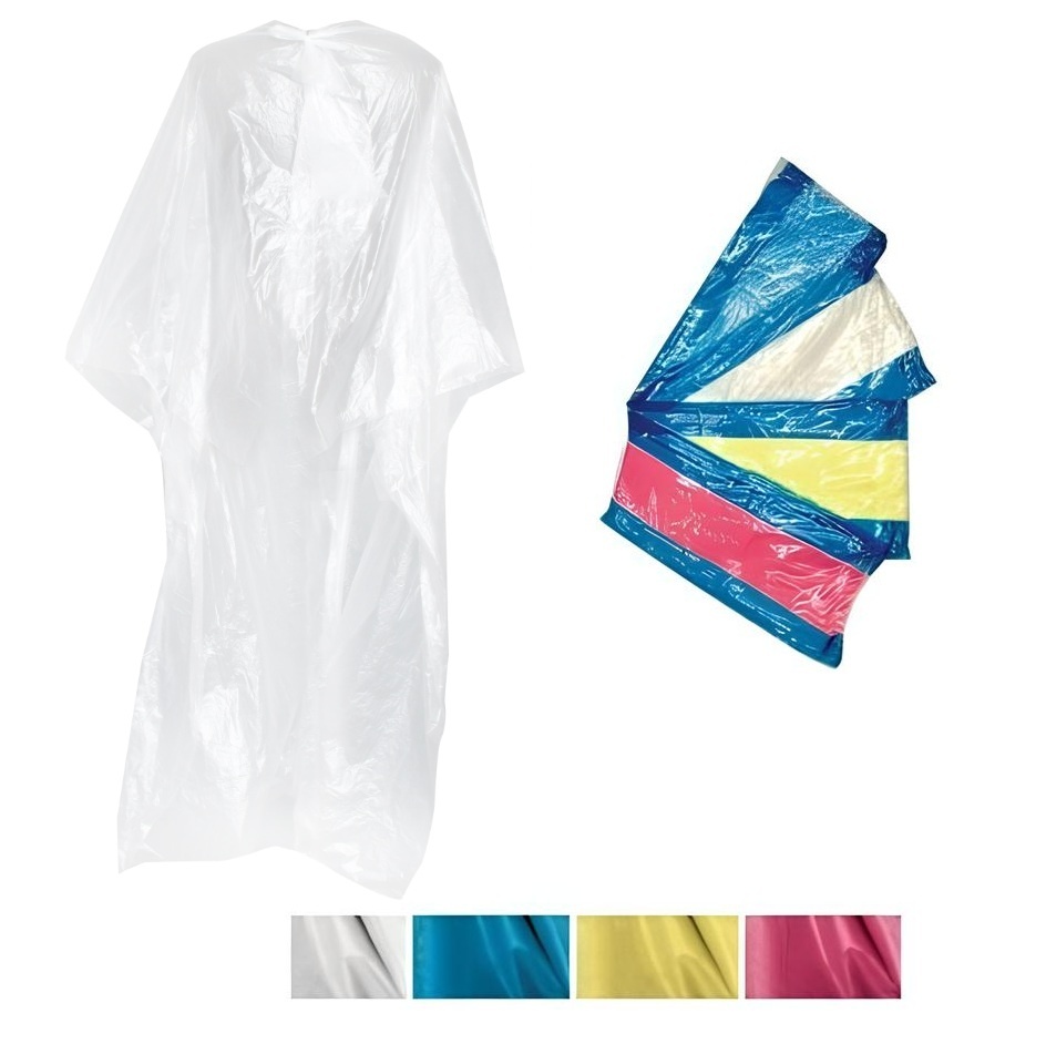 Set pelerine de unica folosinta Roial White 85x108cm 30buc